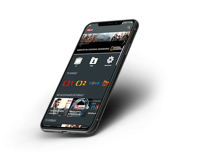 Mobilní telefon s aplikací kuki